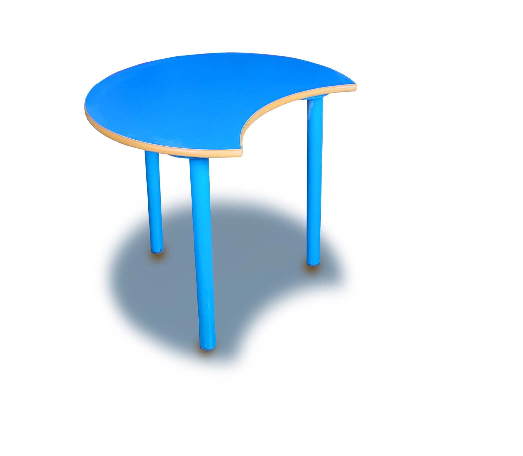Crescent Shaped Kindergarten Table
