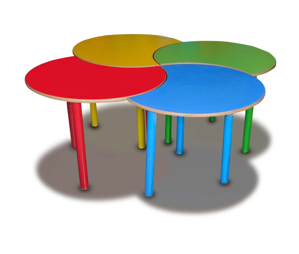 Crescent Shaped Kindergarten Table