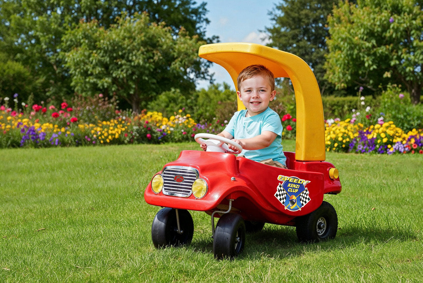 Toddlers Car with Sunshade