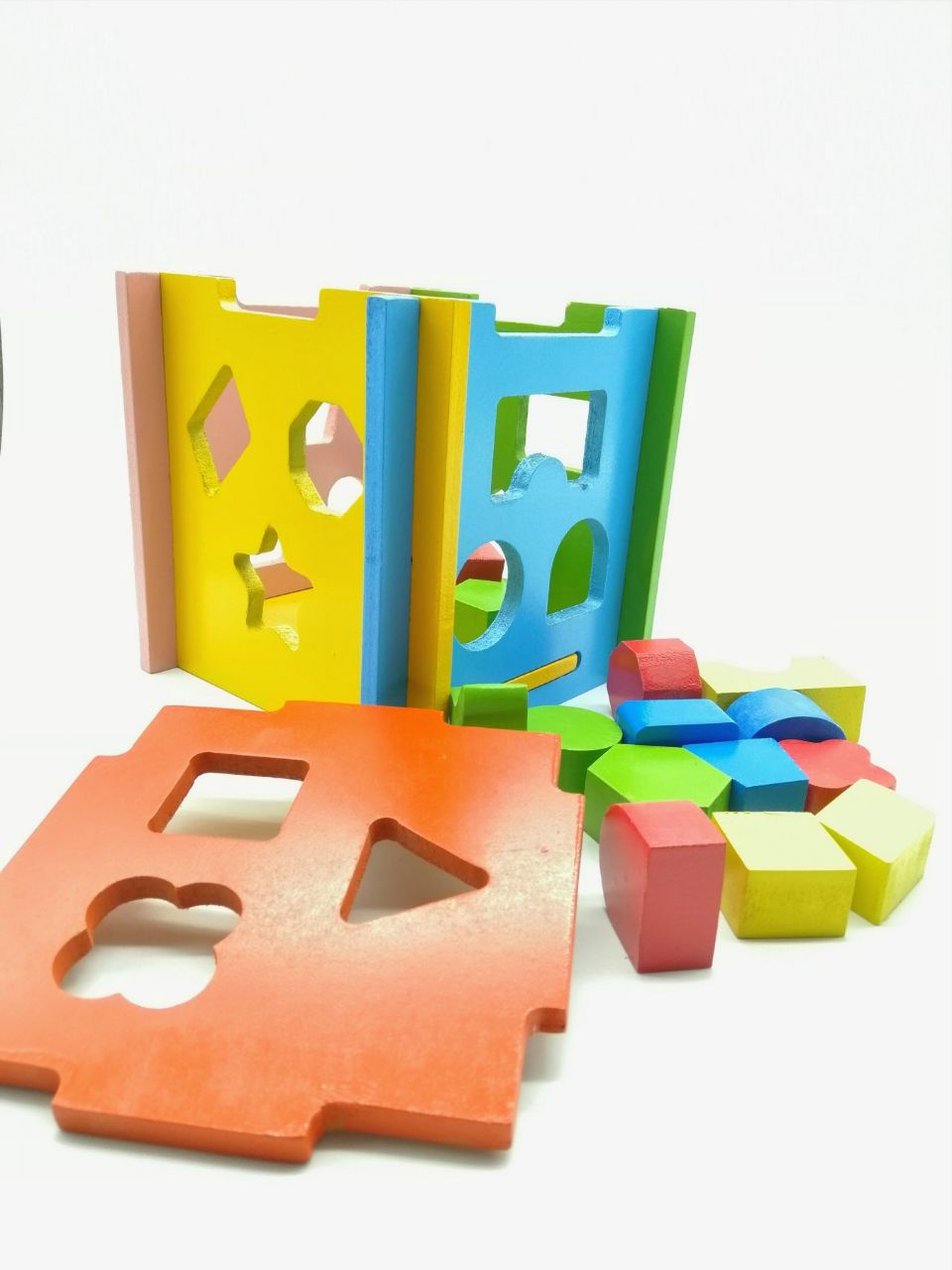 Colorful Shapes Sorting Box for Toddlers