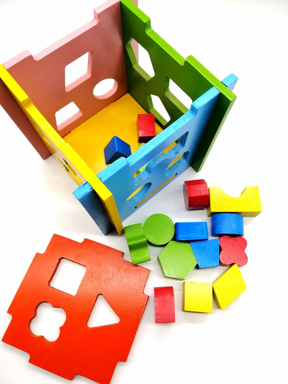 Colorful Shapes Sorting Box for Toddlers