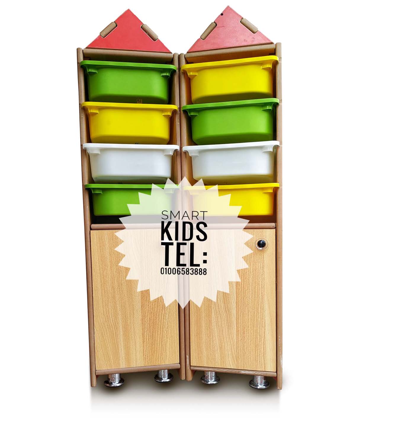 Small Drawers Unit with Crown