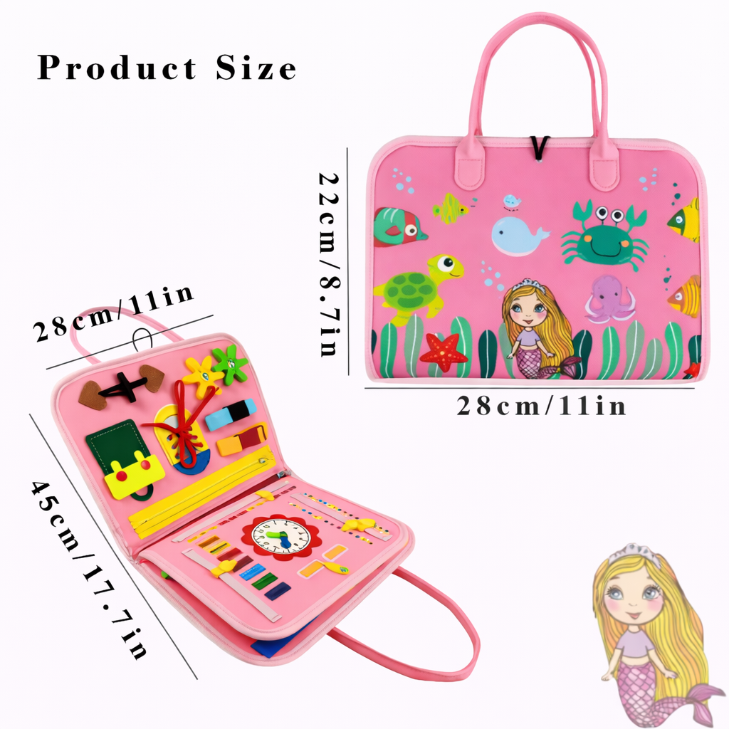 Busy Books for Kids Soft Activity Board