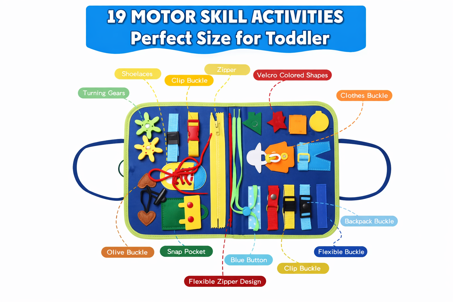 Busy Book for kids soft Activity book