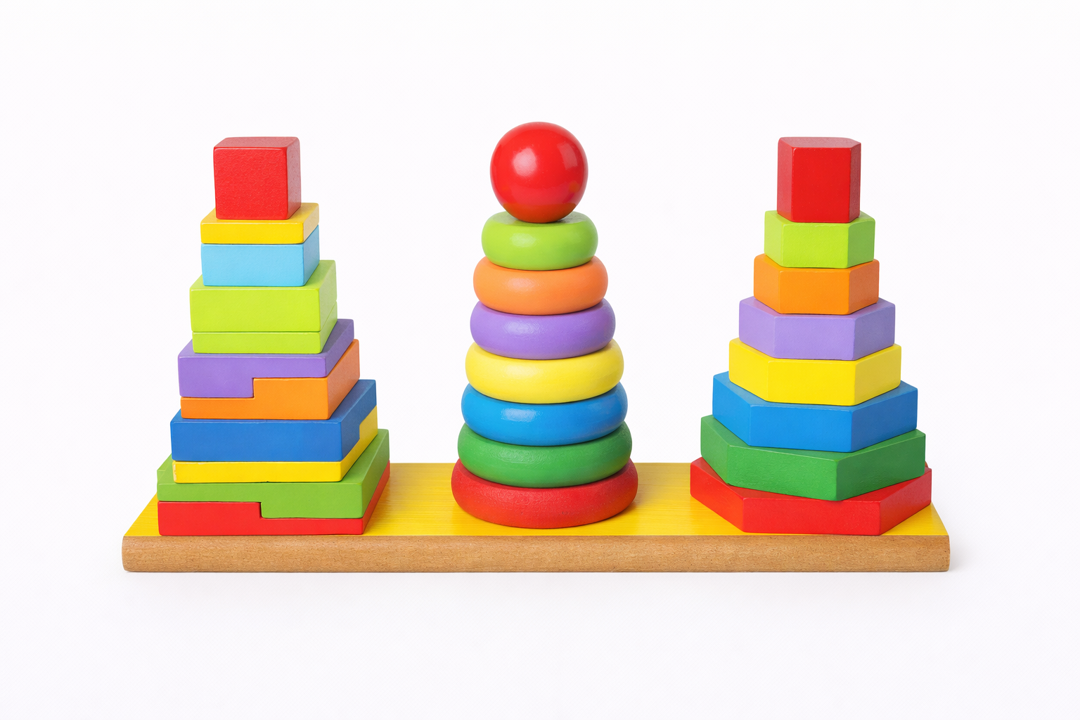 Big size 3 Column Logic Blocks Montessori Toy