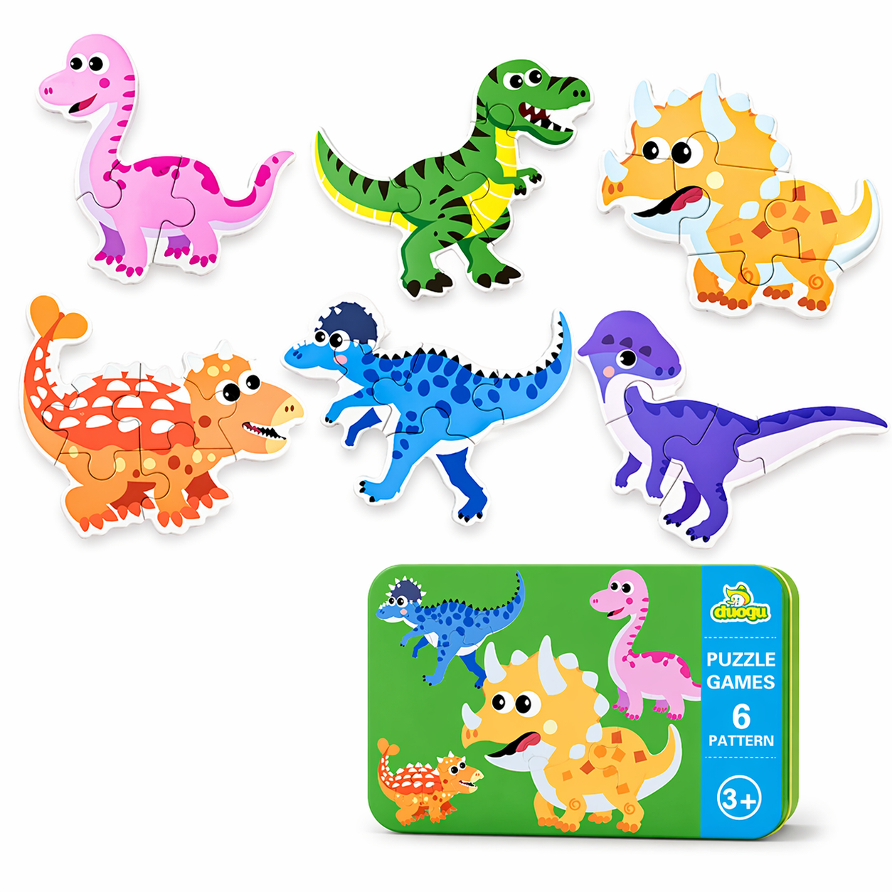 Toy Jigsaw Puzzles Box Board Educational Games for Kids