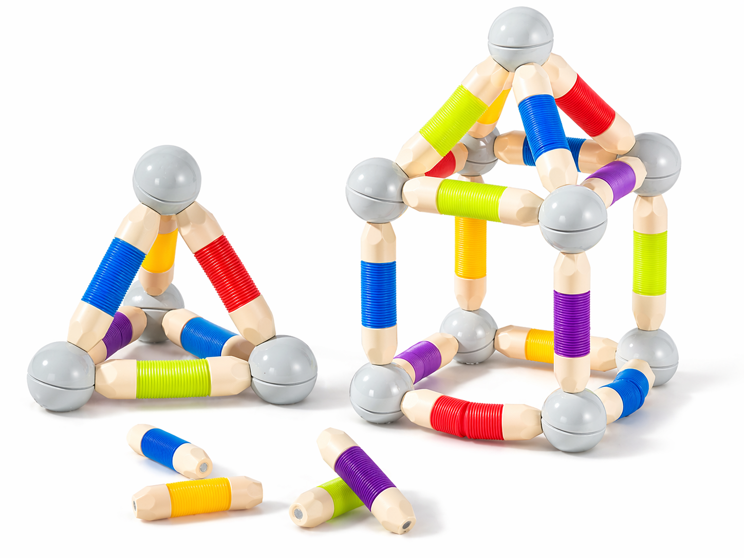 25 pcs Colorful magnet blocks for STEM play