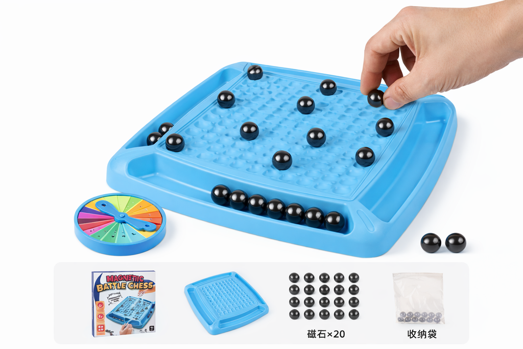 Magnetic battle chess