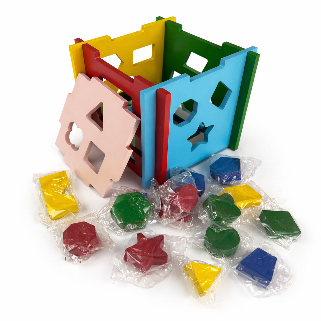 Big colored Shape box