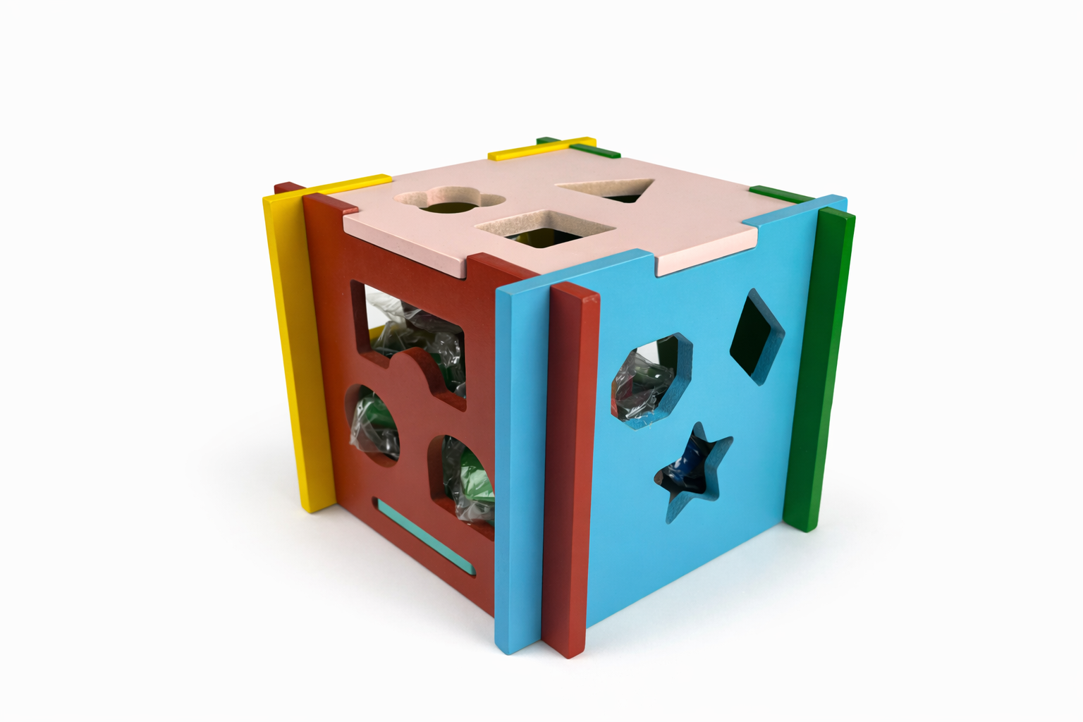 Big colored Shape box