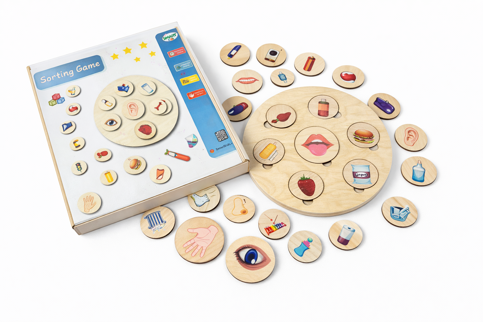Five Senses Sorting Board