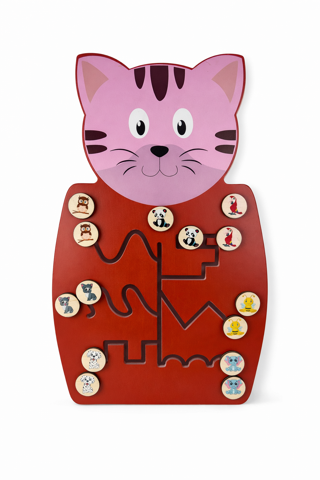 Cat Maze Matching Board