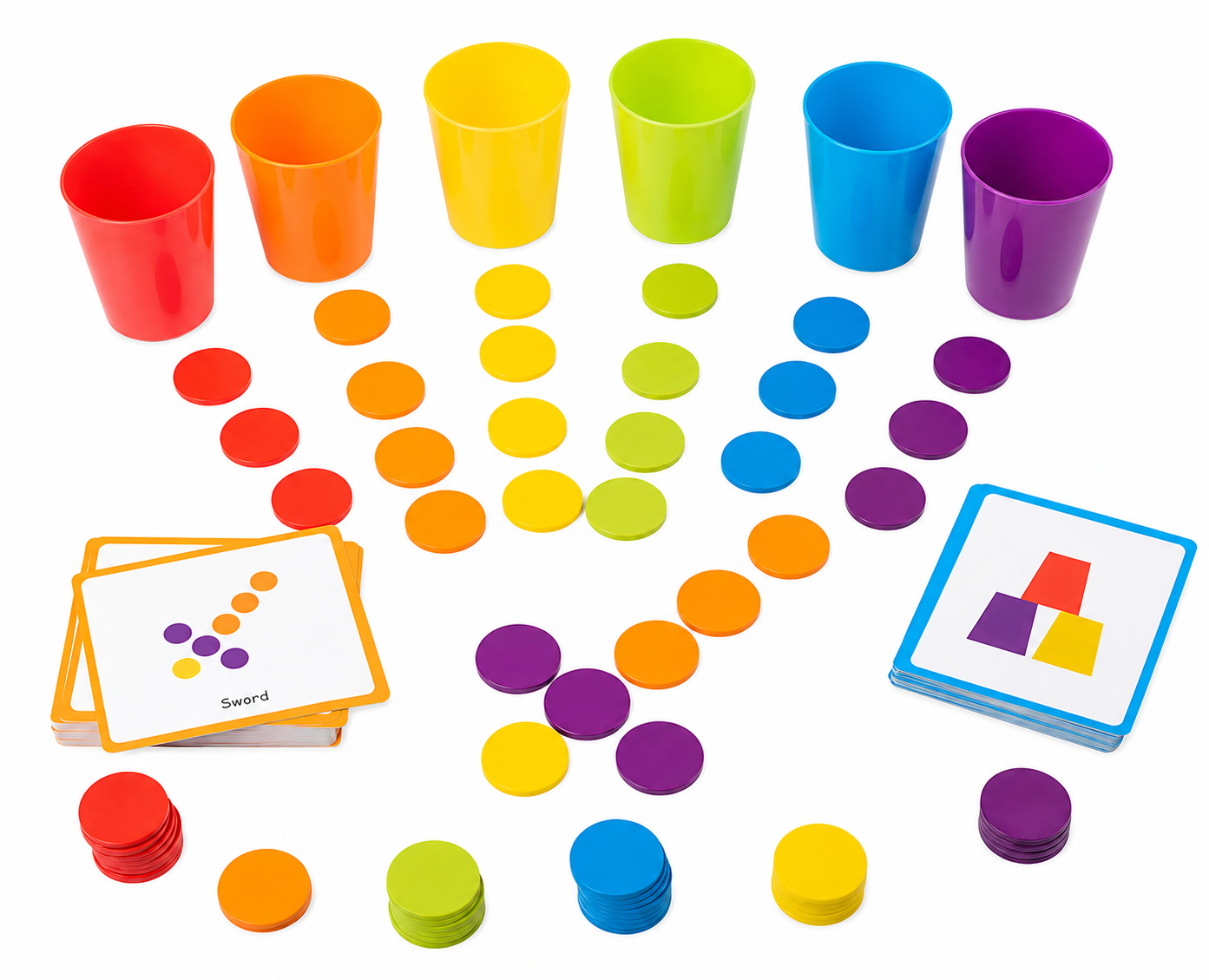 Color-Sorting Stacking Cups Color Recognition