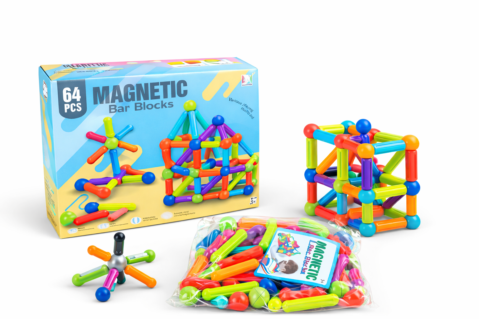 Magnetic magic blocks