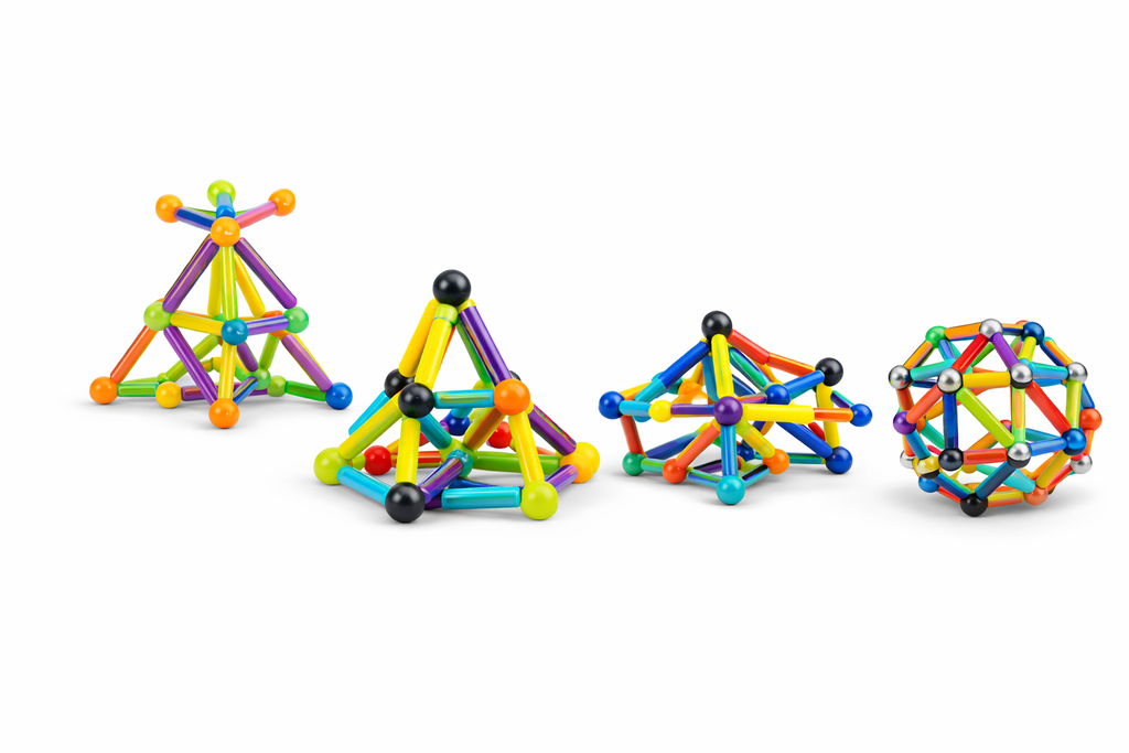 Magnetic puzzle sticks