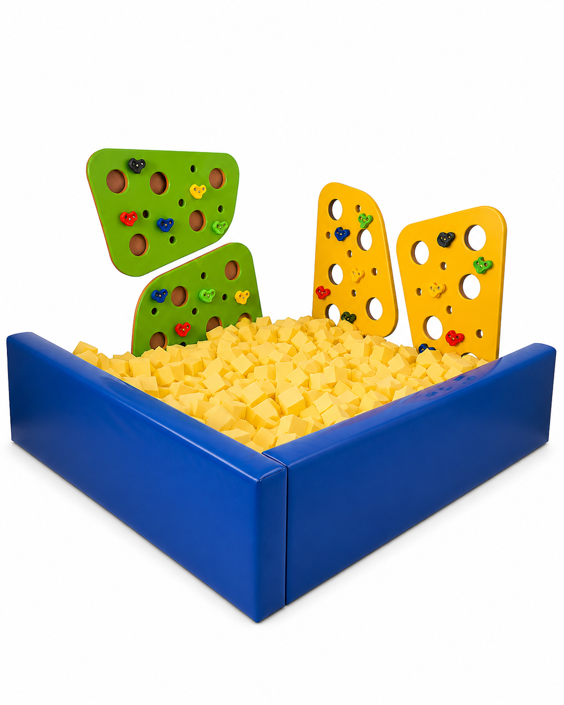 Kids Soft Play Climbing Pit with Foam Cubes