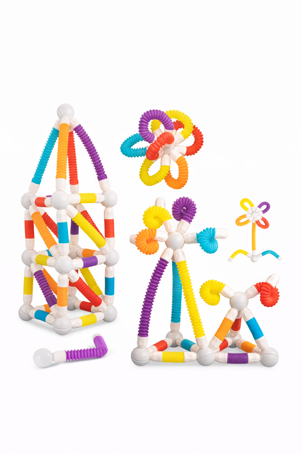 42 pcs colorful magnet blocks for stem play