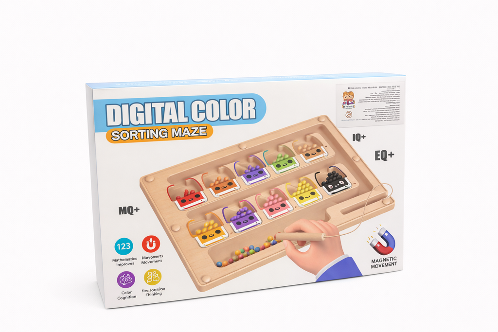 Plastic Sorting colors with magnetic pin