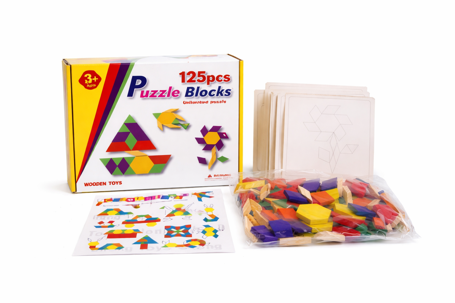 puzzle blocks 125 pcs