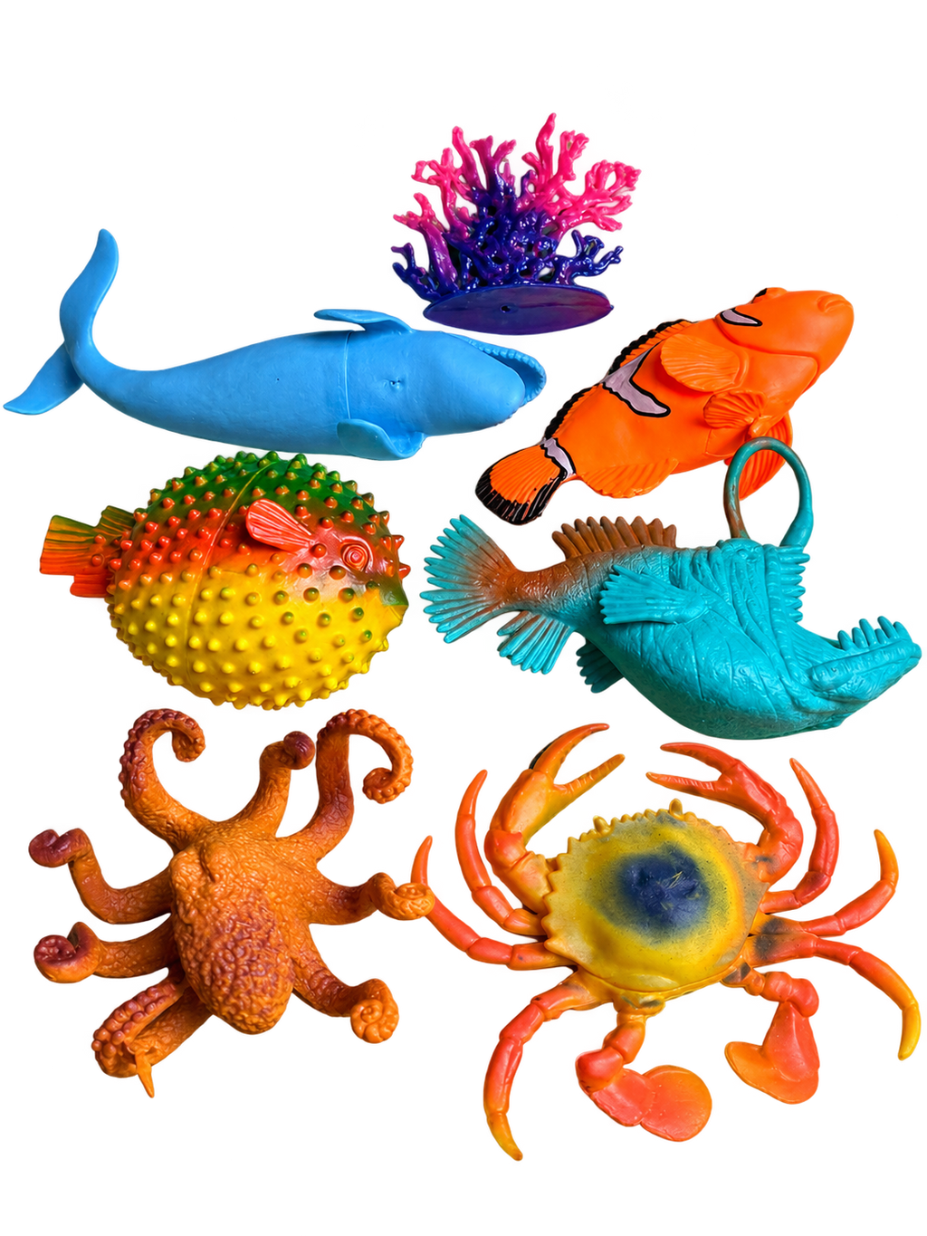 3-in-1 Animal Kingdom Adventure Set – Wild, Farm & Sea Animals