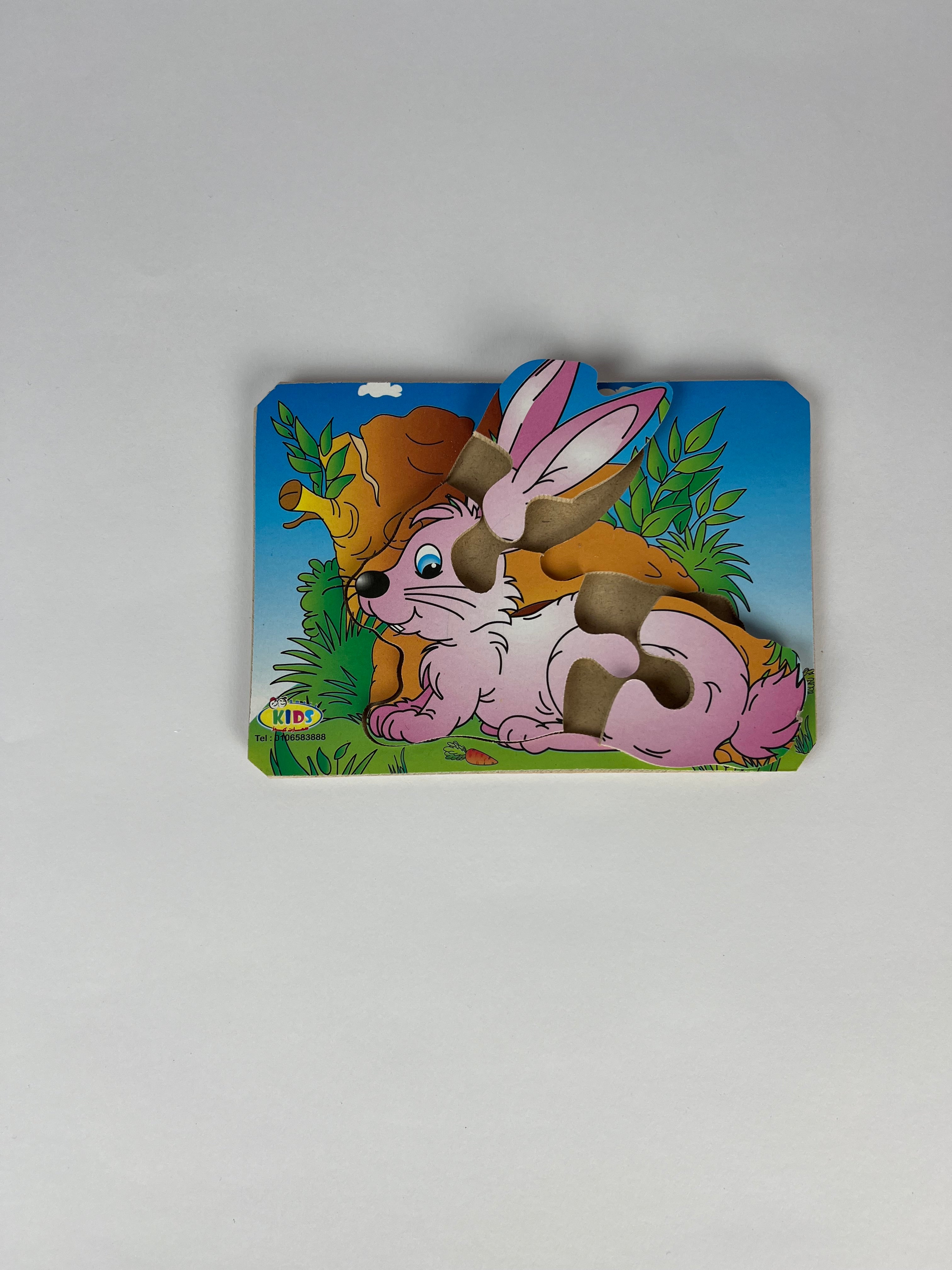 3 PCs Puzzle ( Rabbit )