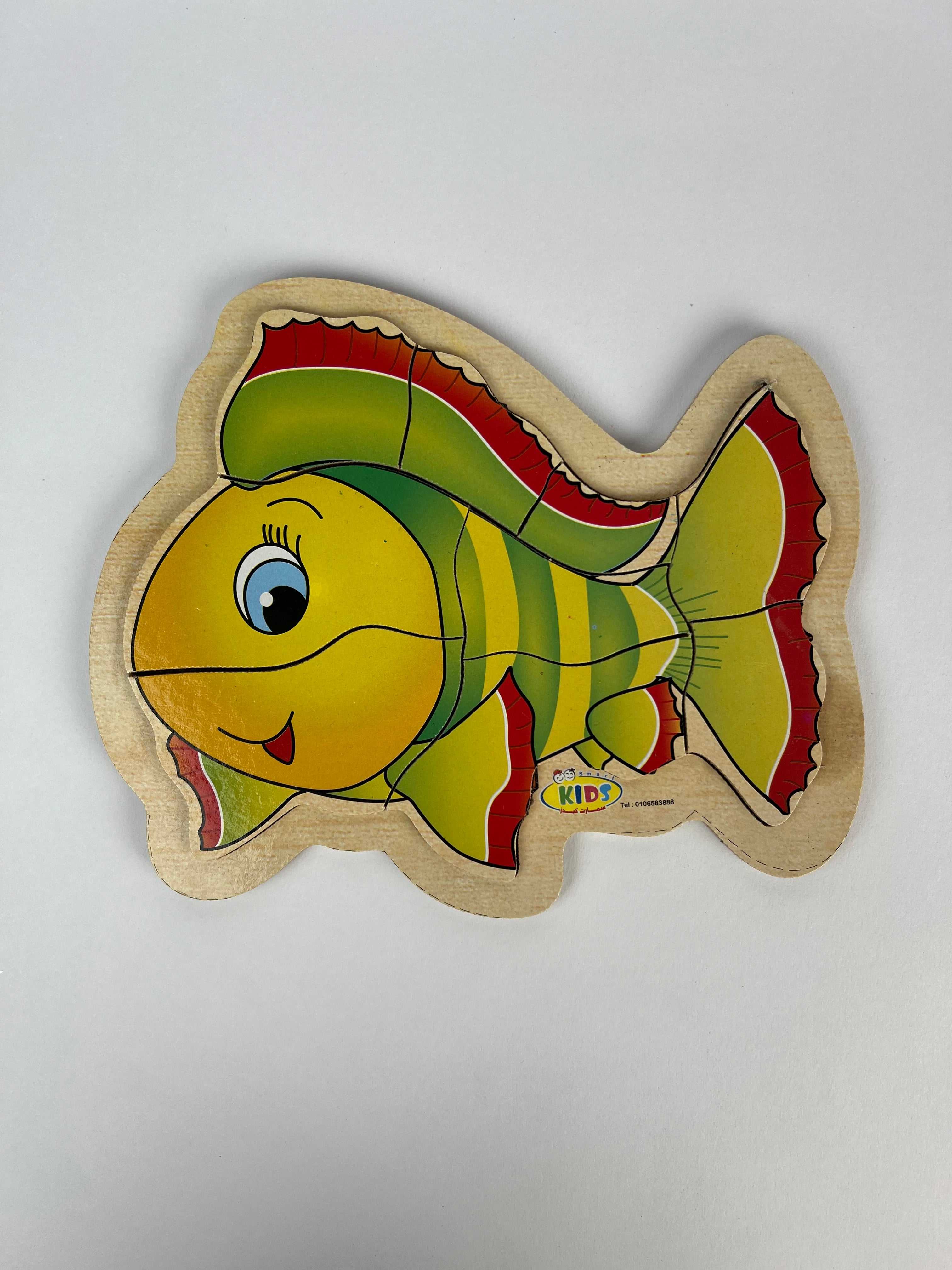9 Pcs Puzzle ( Fish )