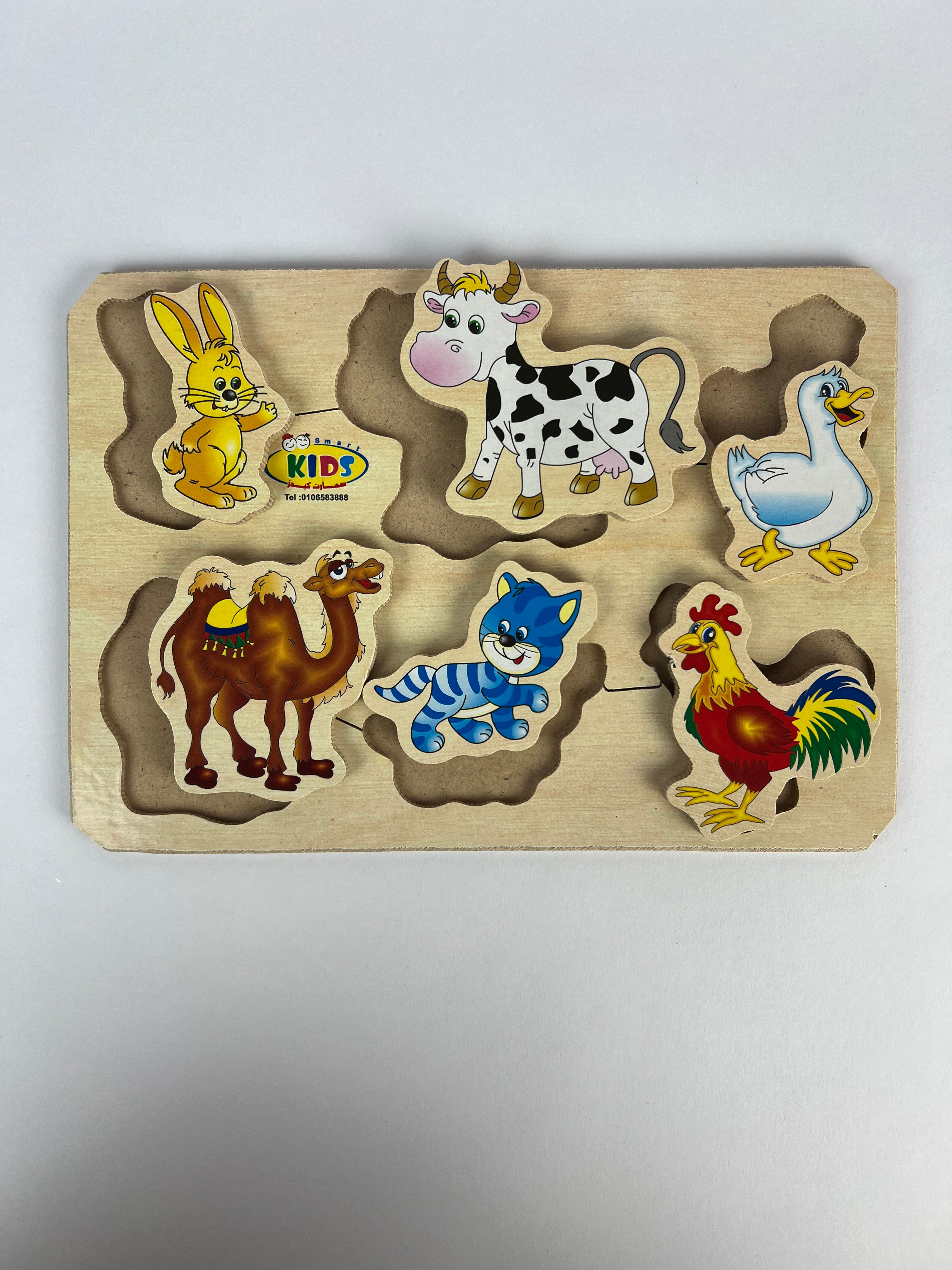 Farm Animals Matching Puzzle