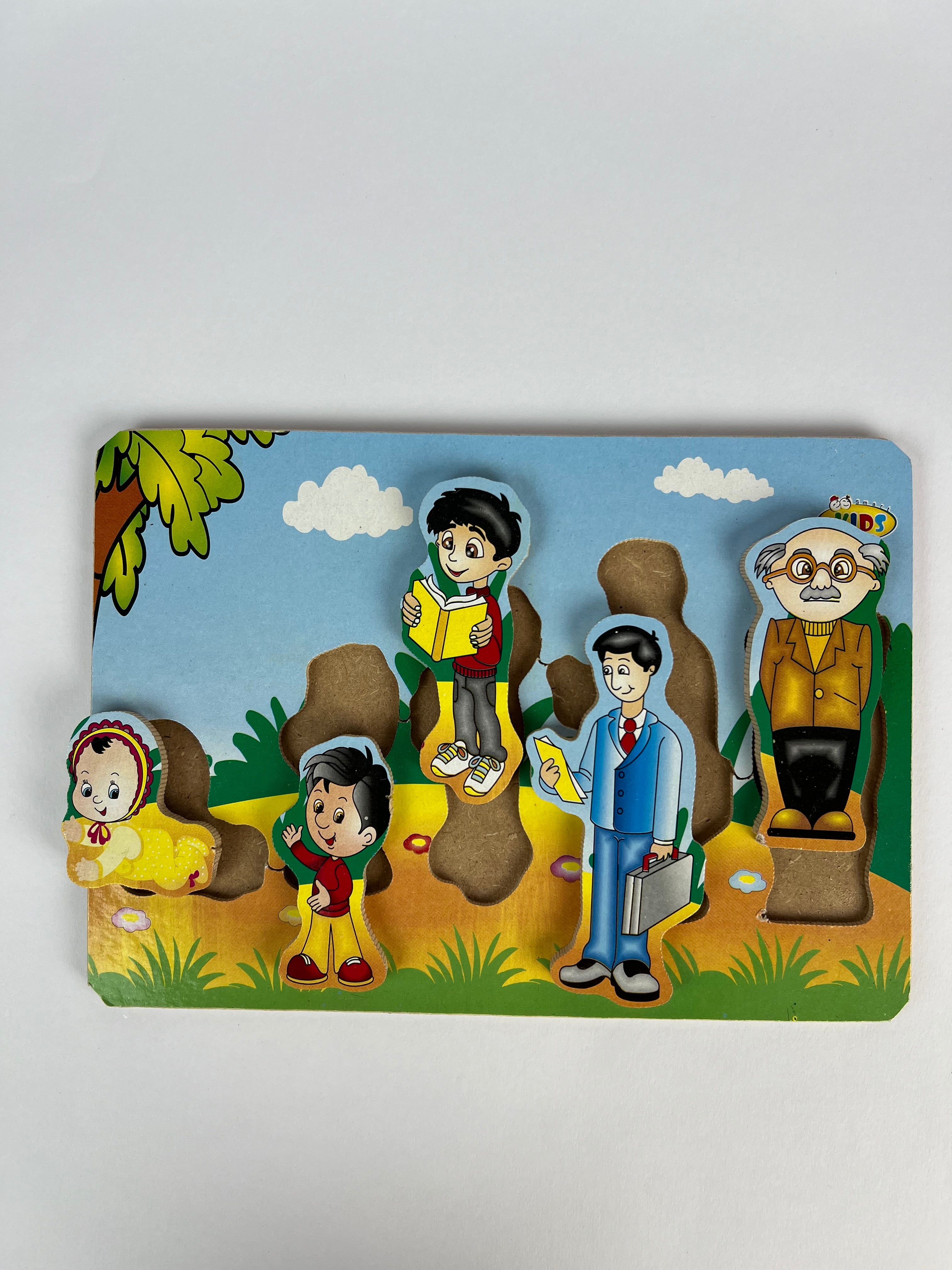 Life Stages Wooden Puzzle