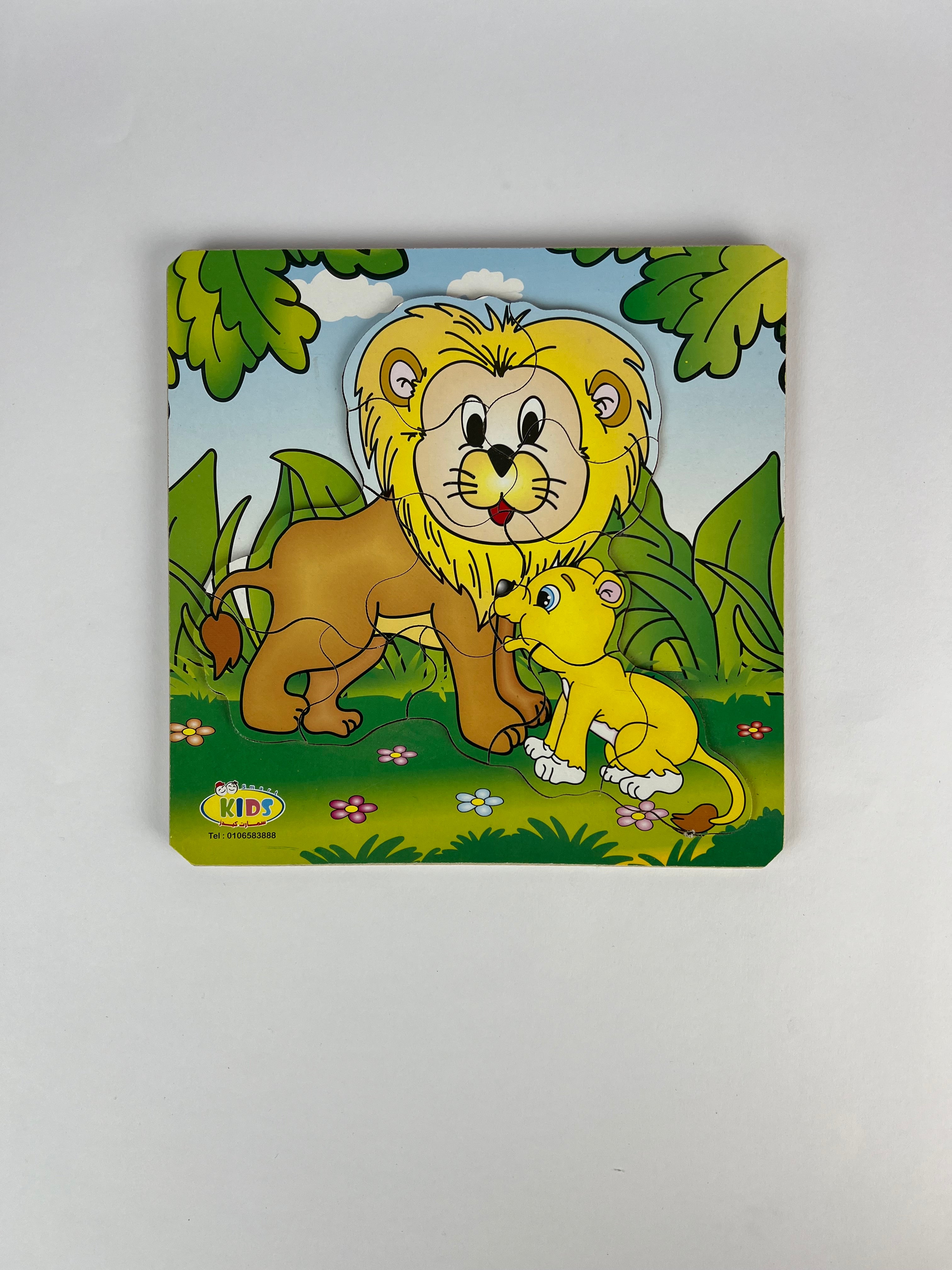 12 Pcs Puzzle ( LIon Family )