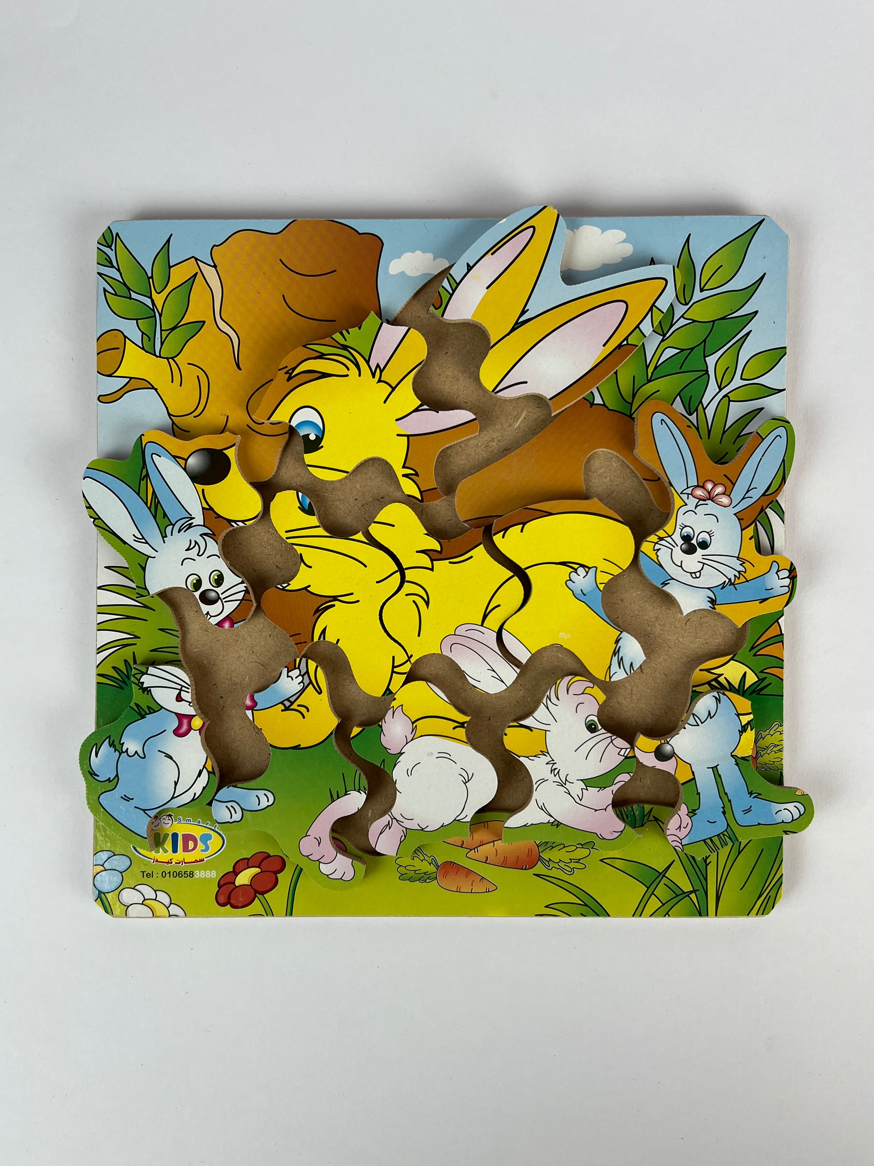 12 Pcs Puzzle ( Rabbit Family )