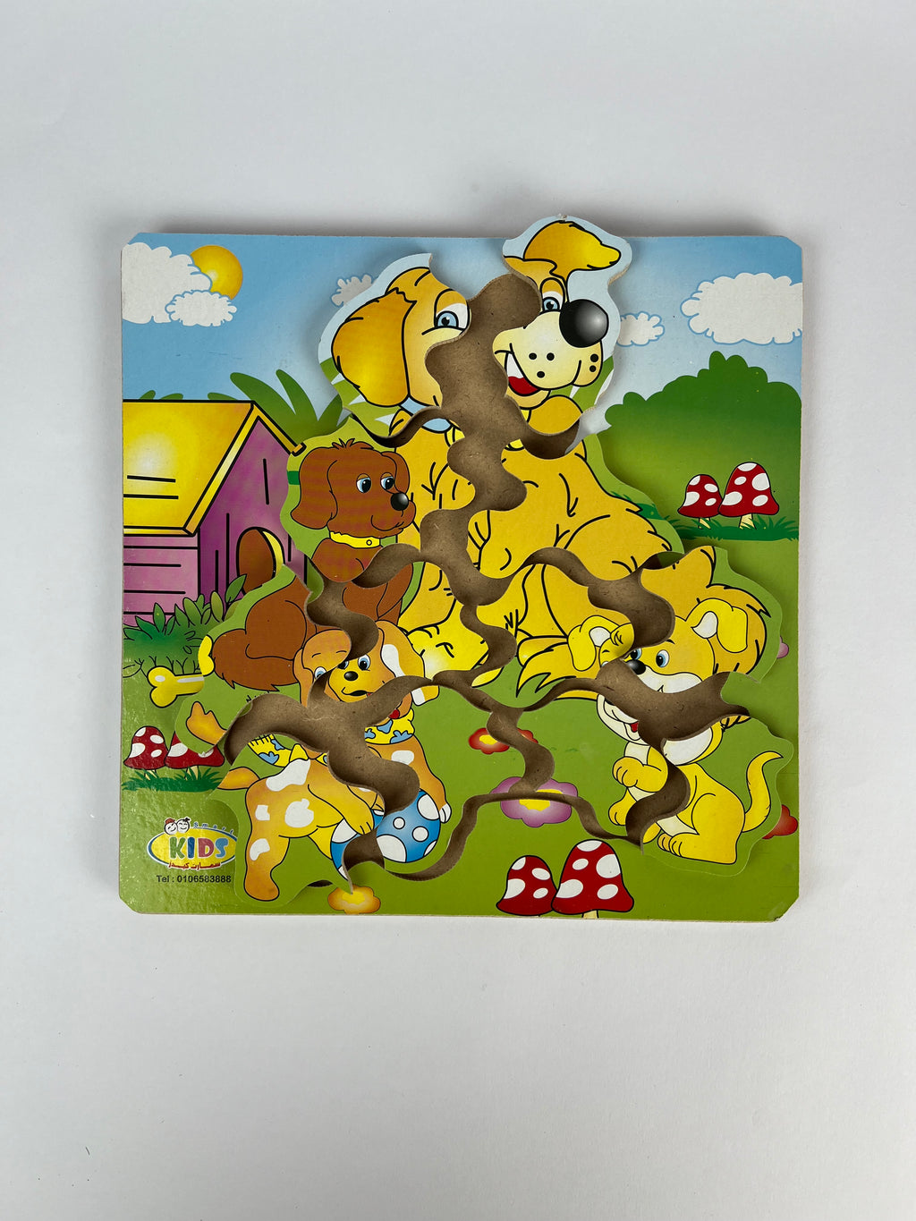 12 Pcs Puzzle ( Dog Family )