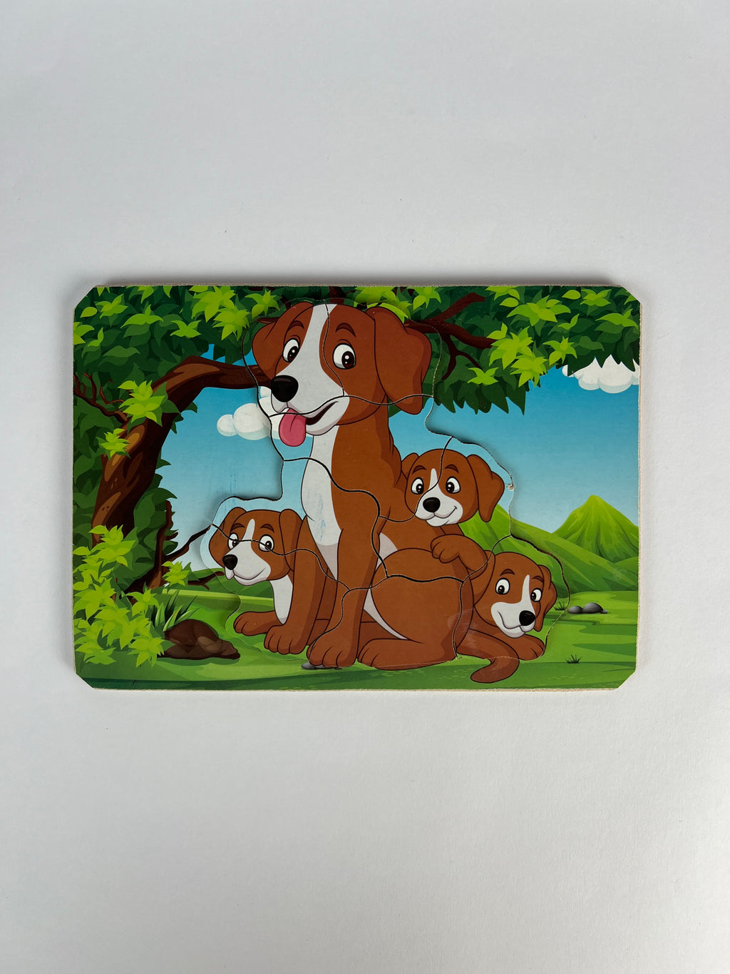 8 Pcs Puzzle ( Dog Family )
