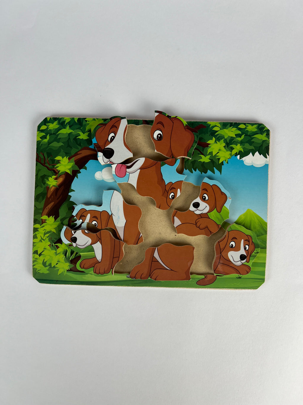 8 Pcs Puzzle ( Dog Family )