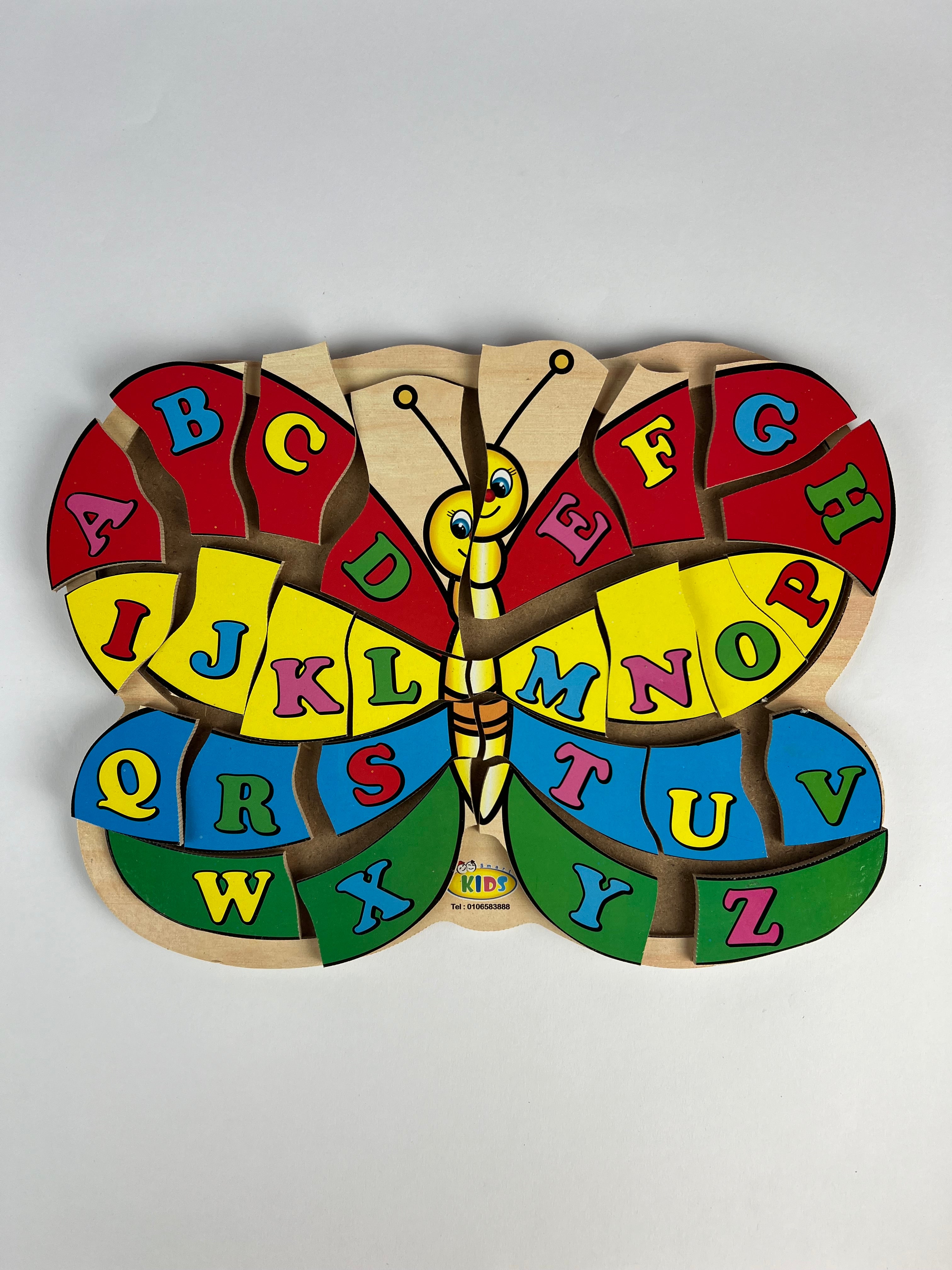 Butterfly English Letters Puzzle
