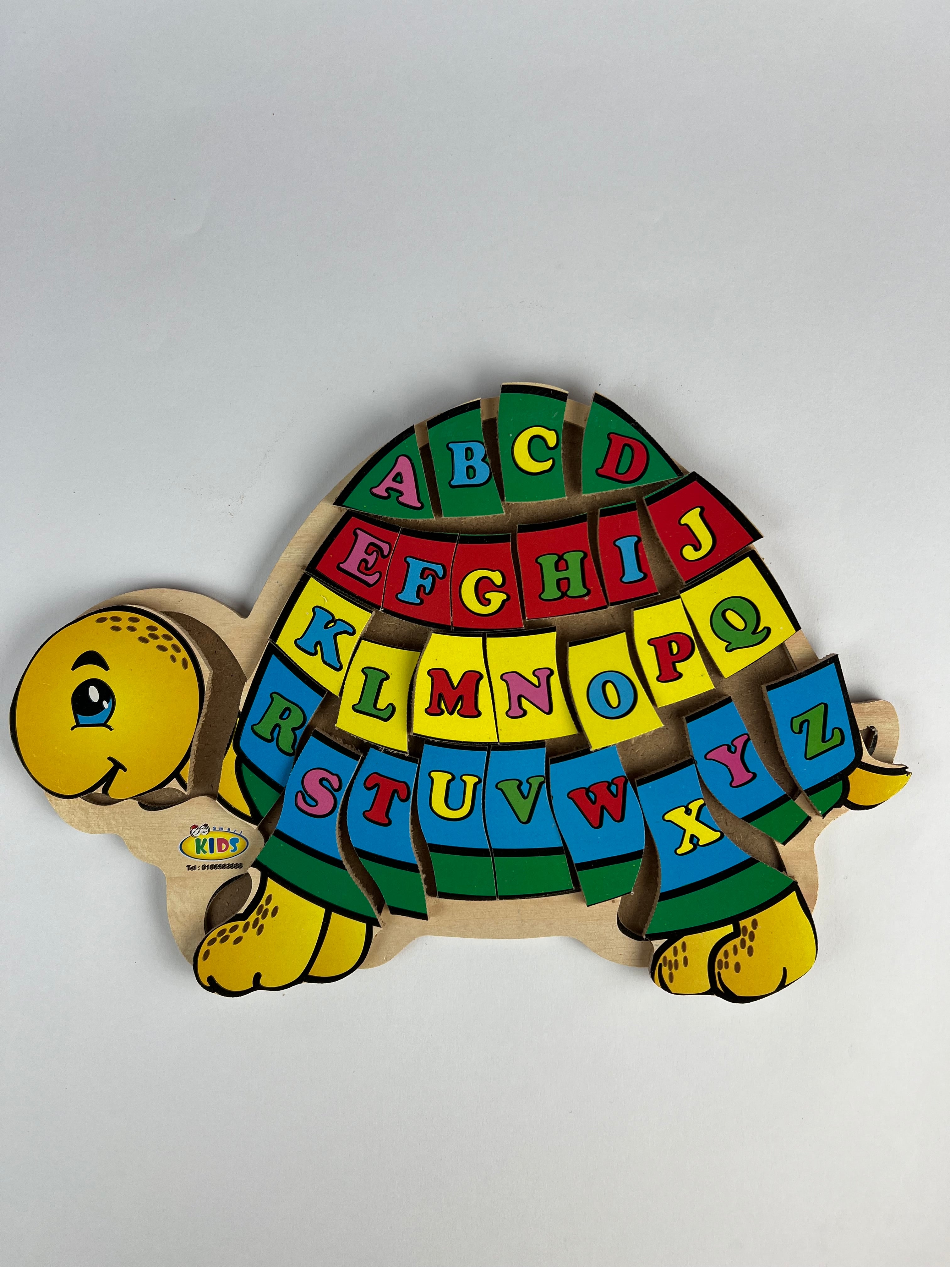 Turtle English Letters Puzzle