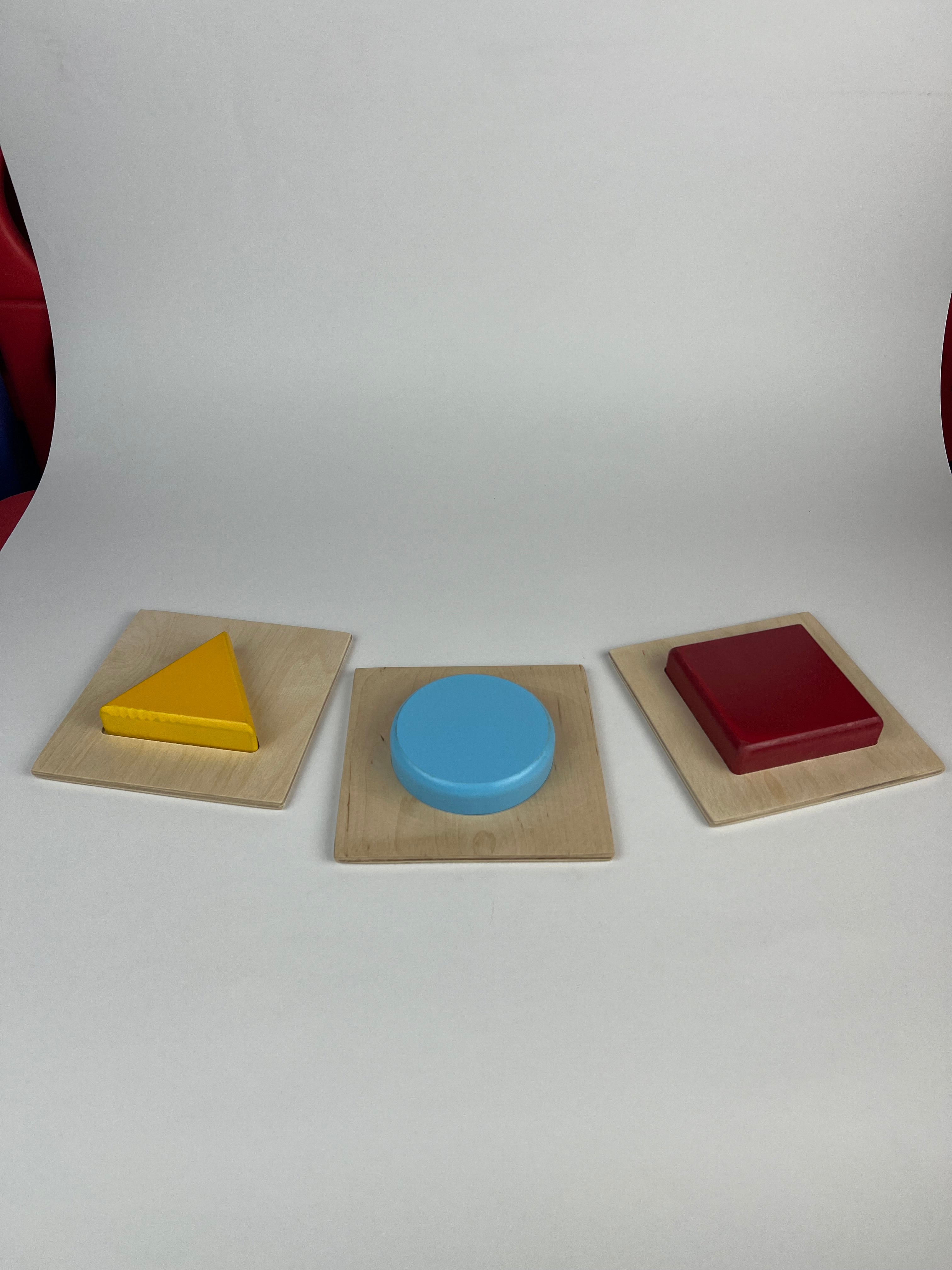 Geometric Shapes Single Piece Puzzle