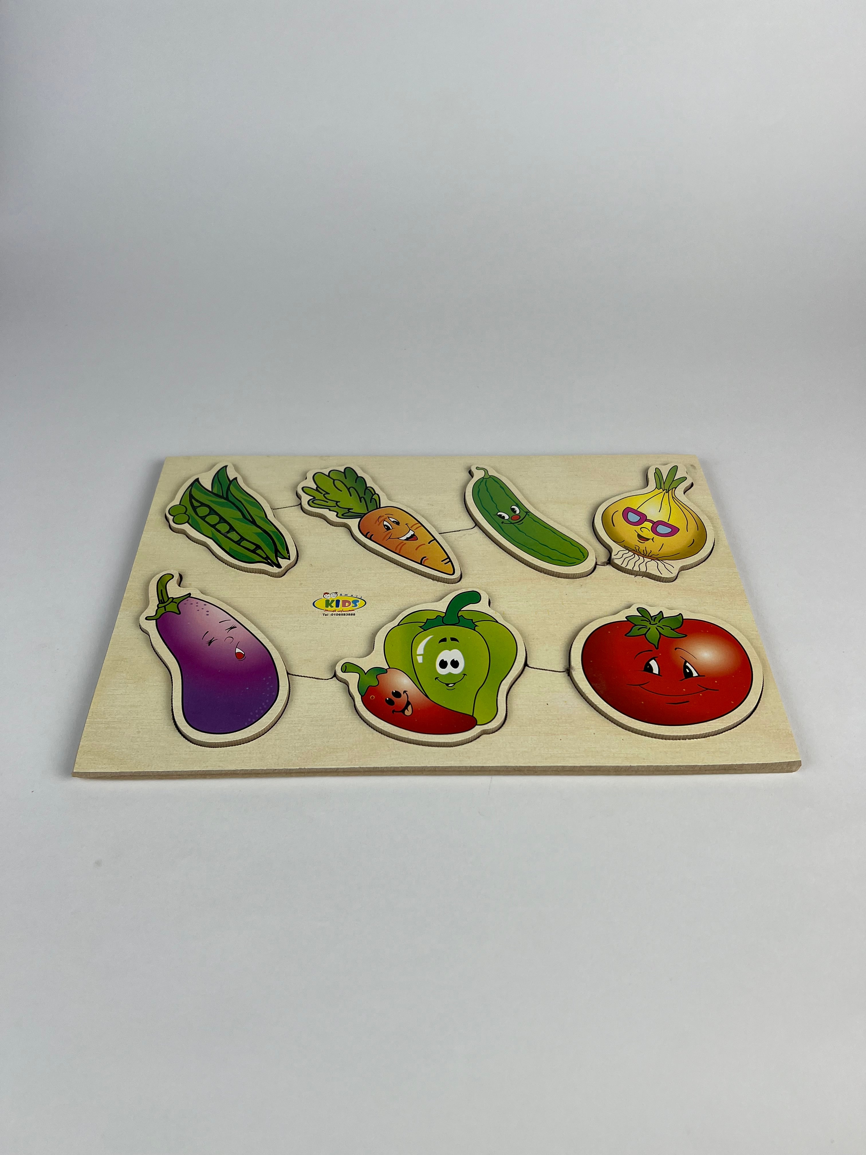 Vegetables Matching Puzzle