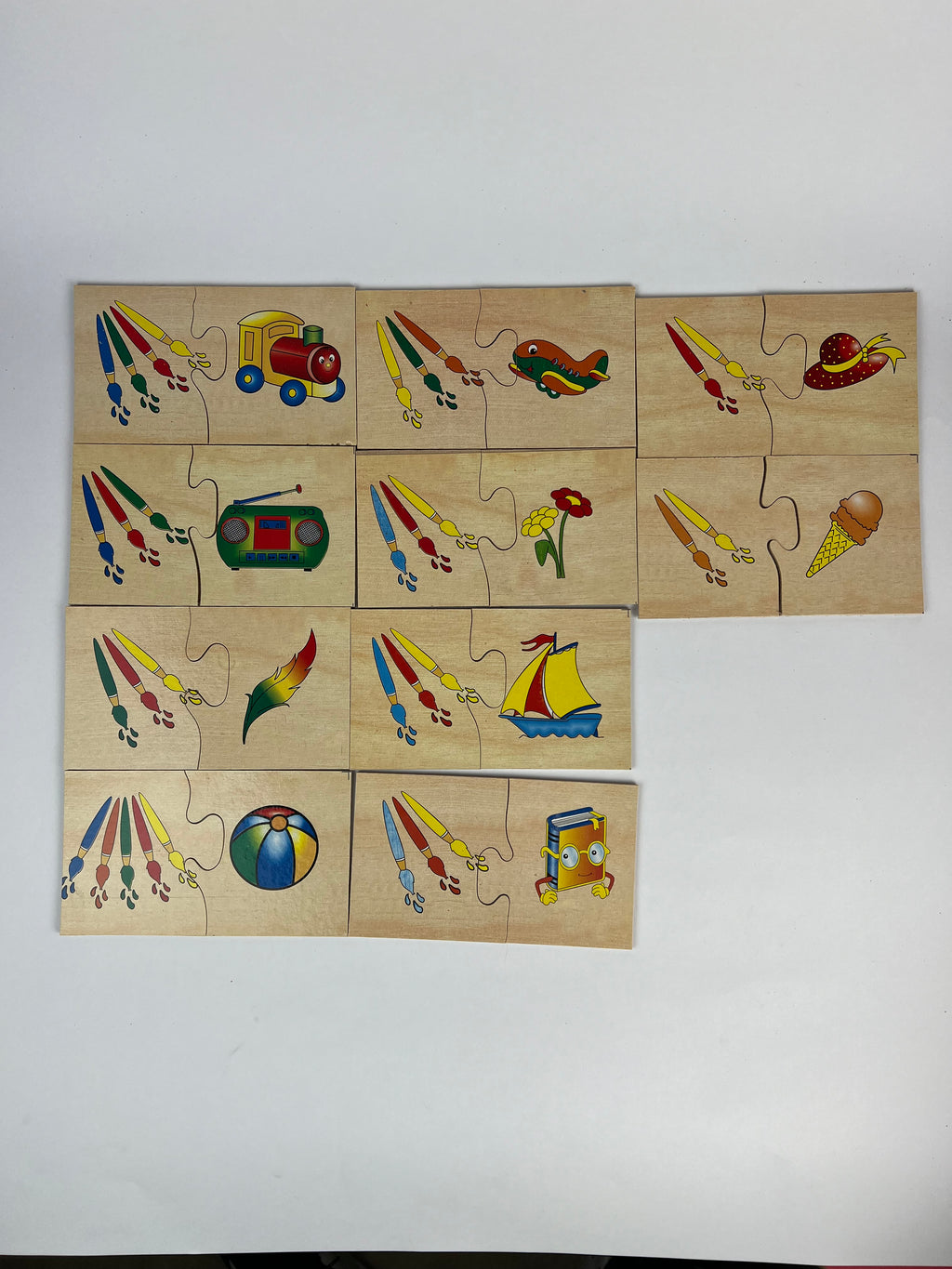 Colors Wooden Flash Cards