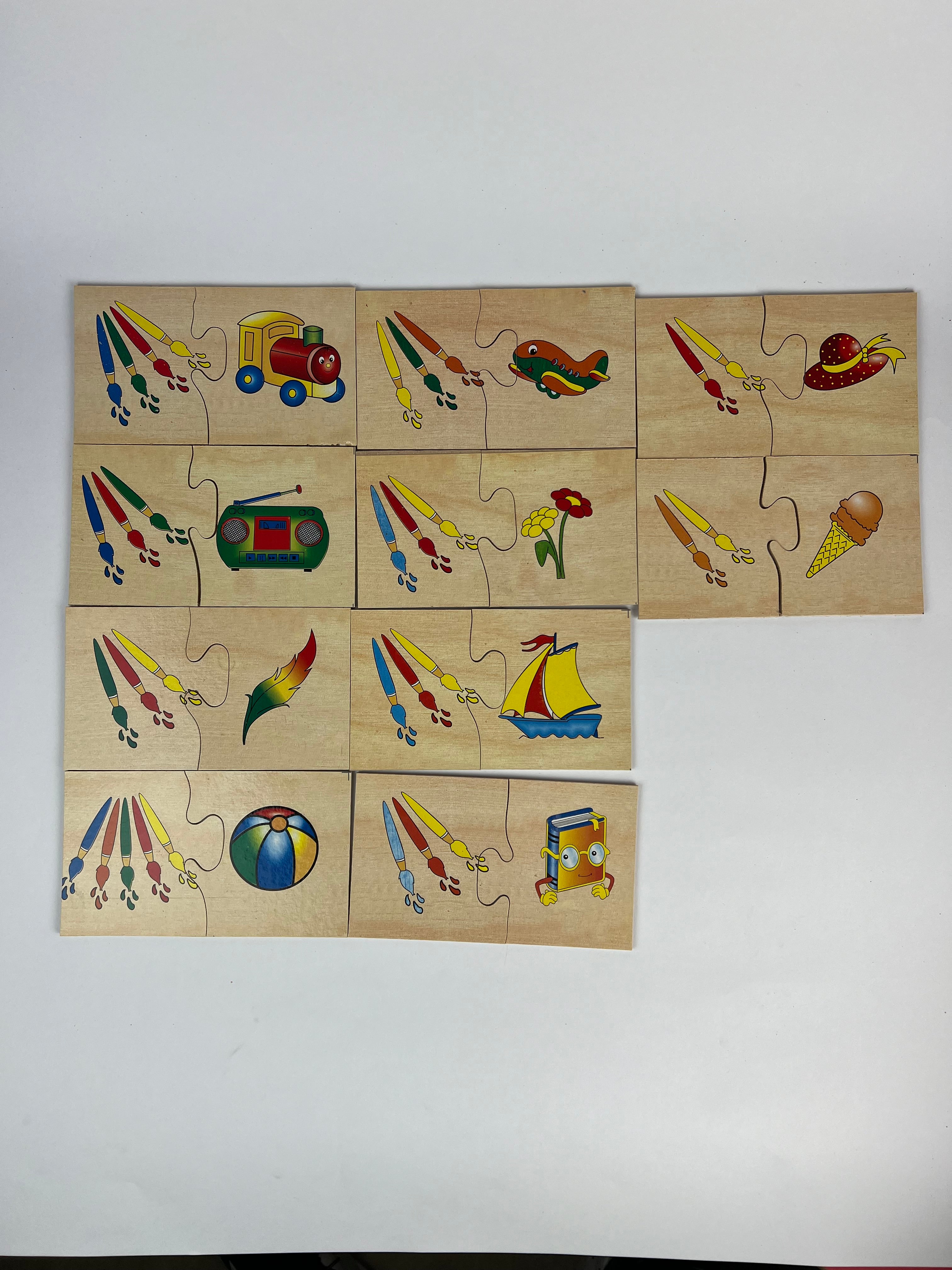 Colors Wooden Flash Cards