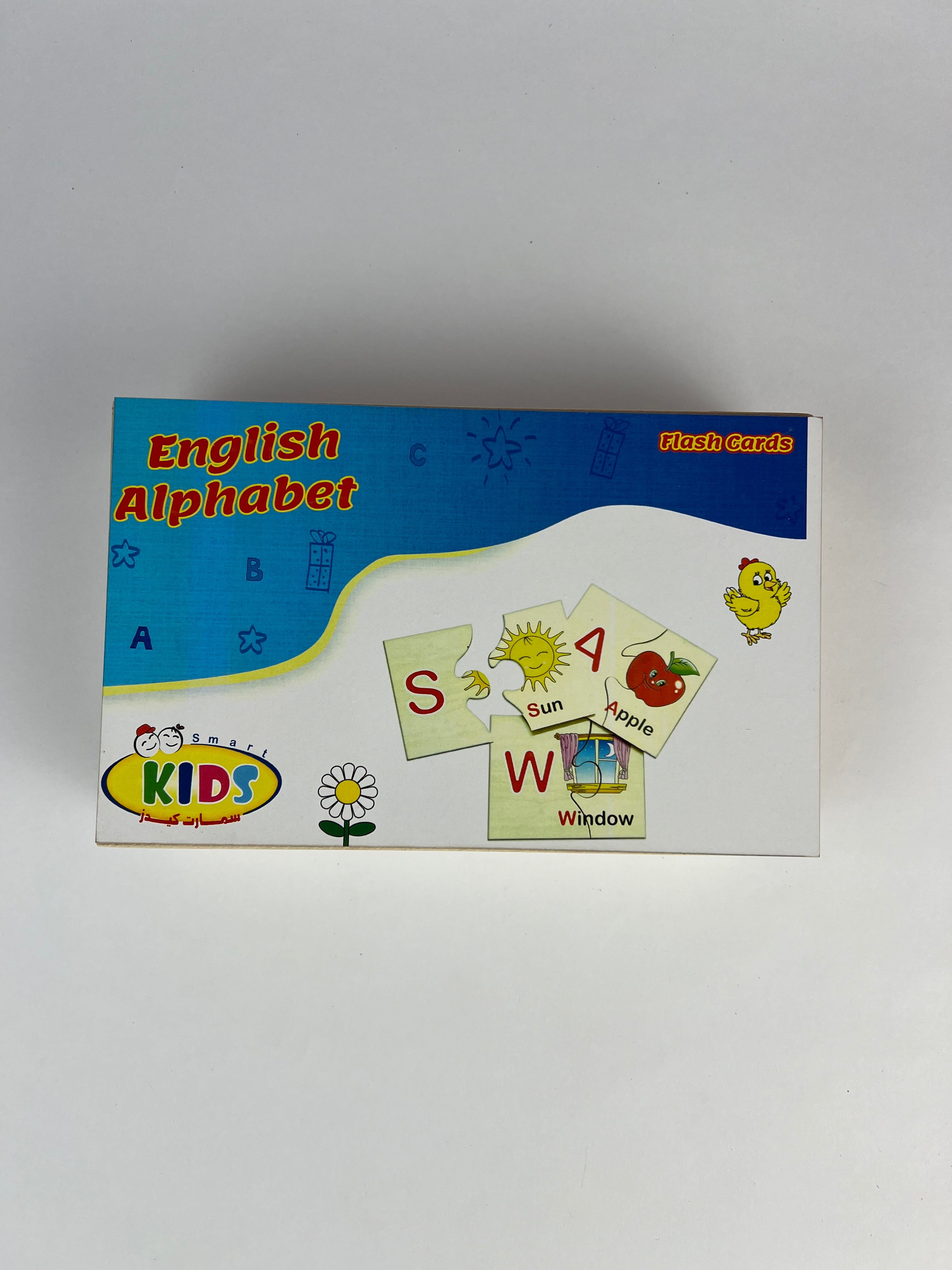 English Letters Wooden Flash Cards