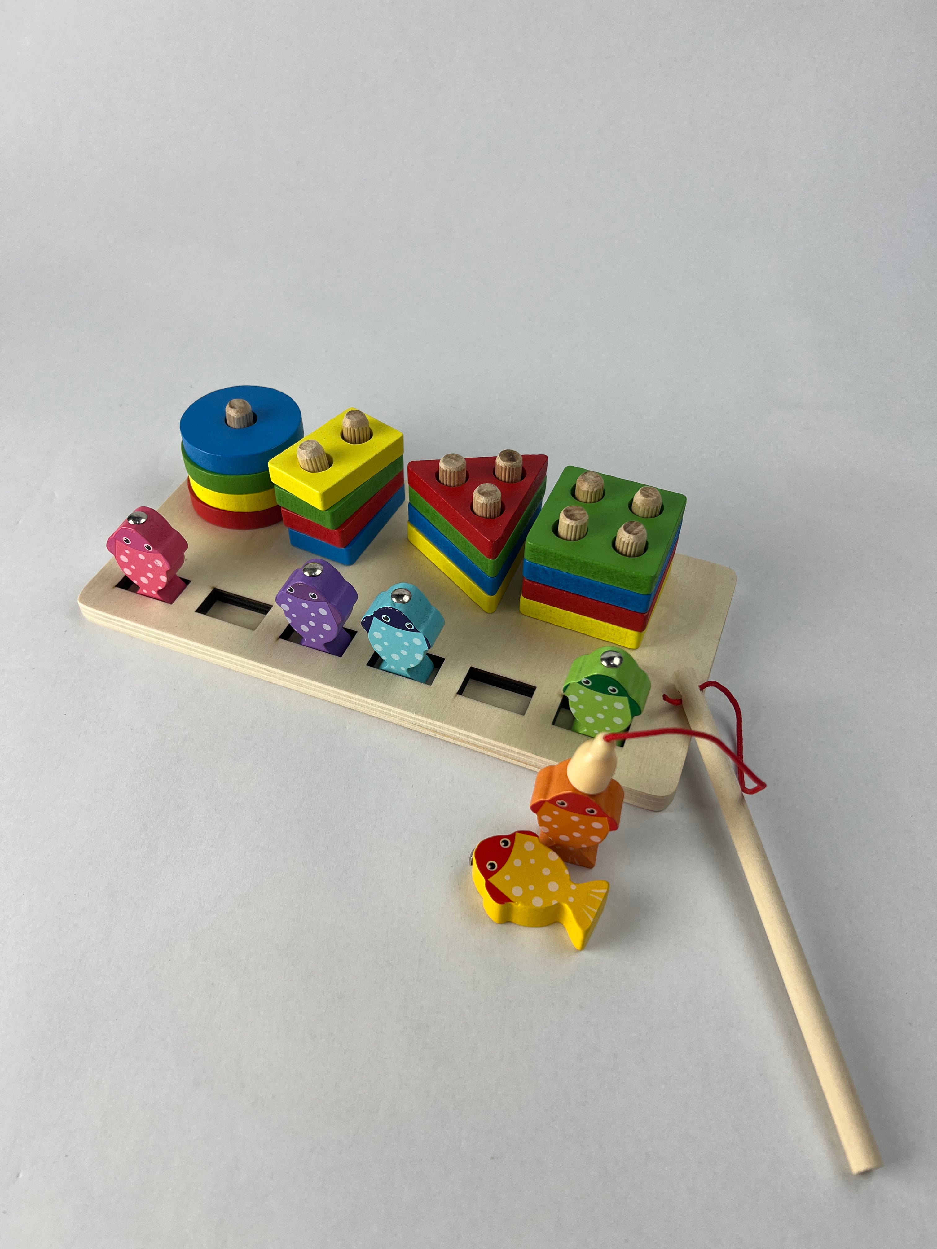 Sorting shapes + collecting fish