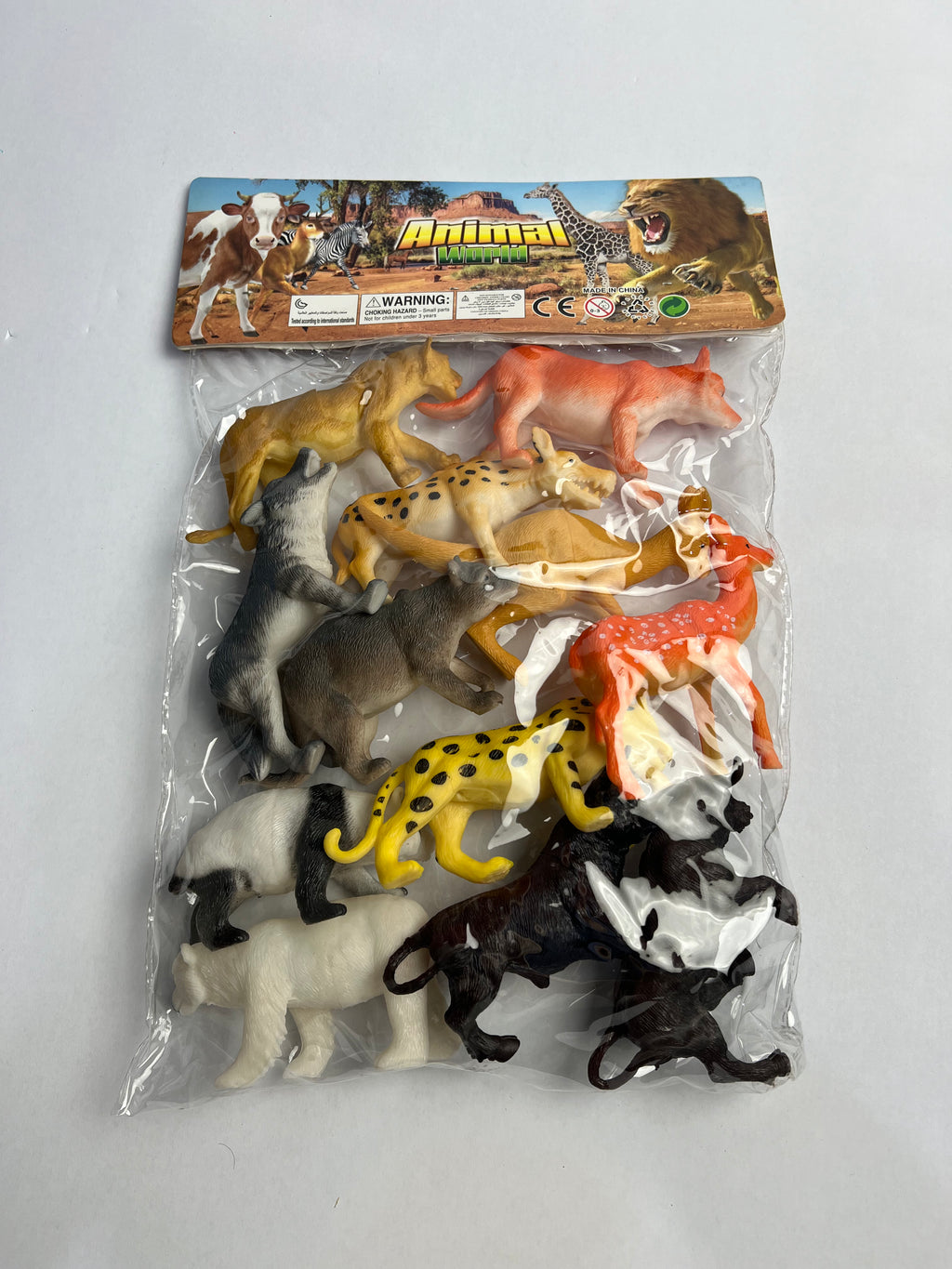 Wild animals 12 pieces