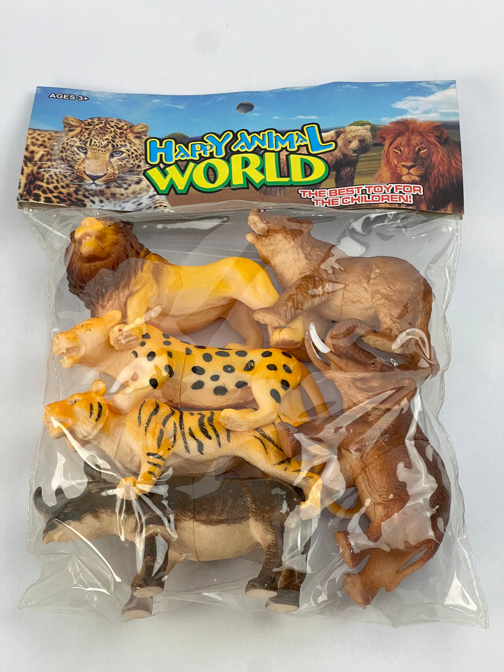 wild animals 6 pieces