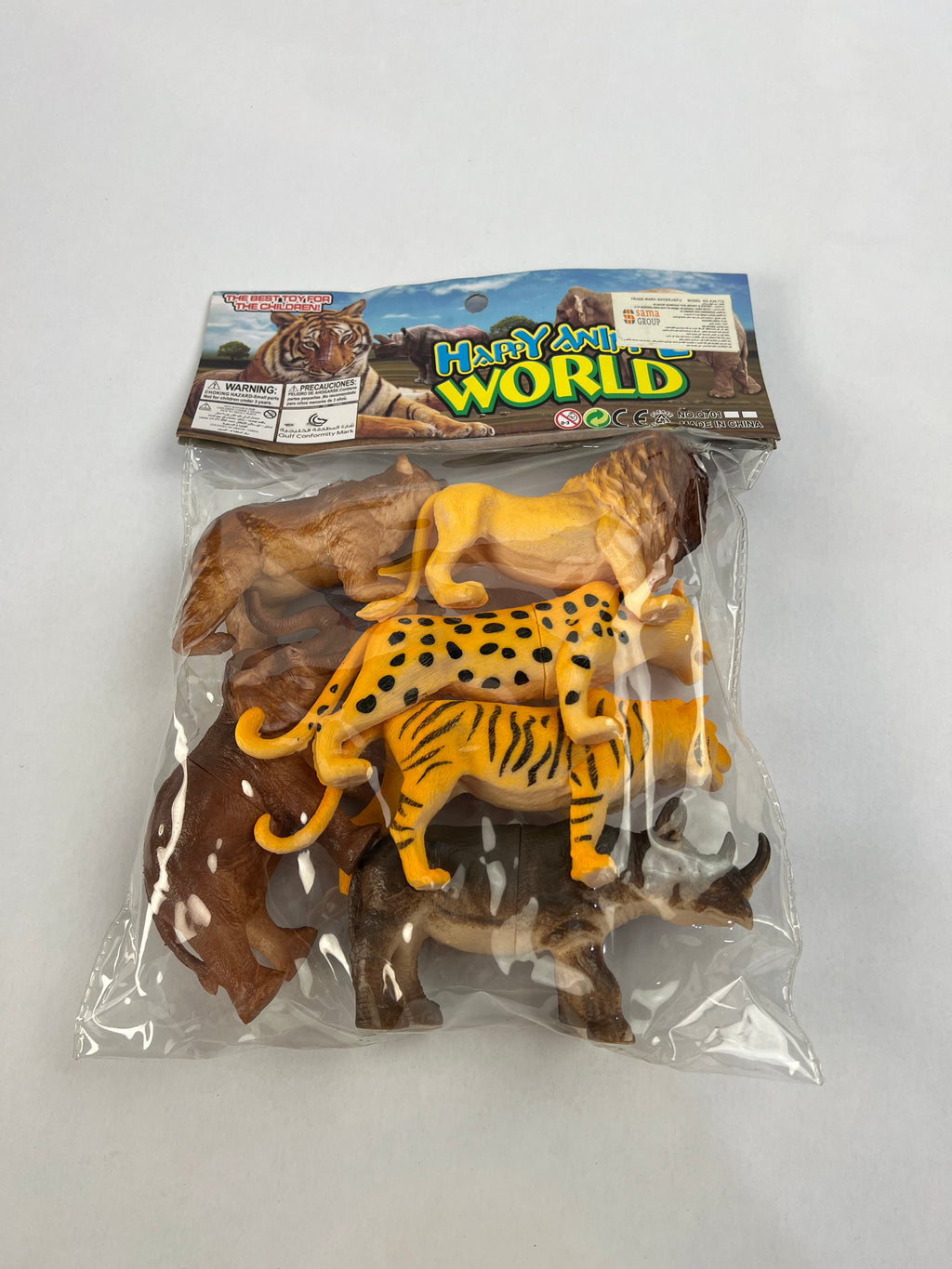 wild animals 6 pieces