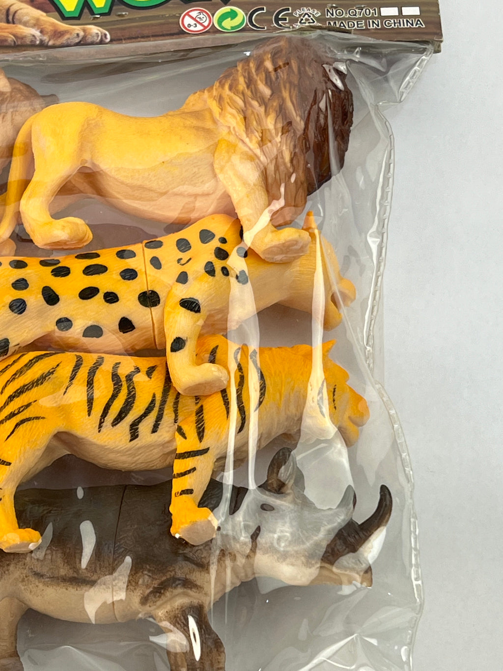 wild animals 6 pieces