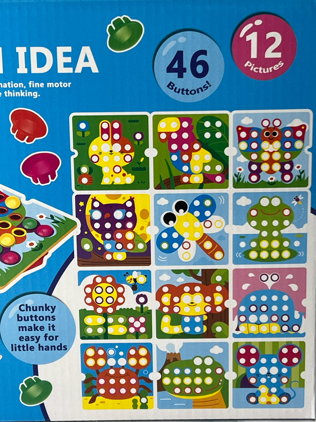 Button Picture Making Game