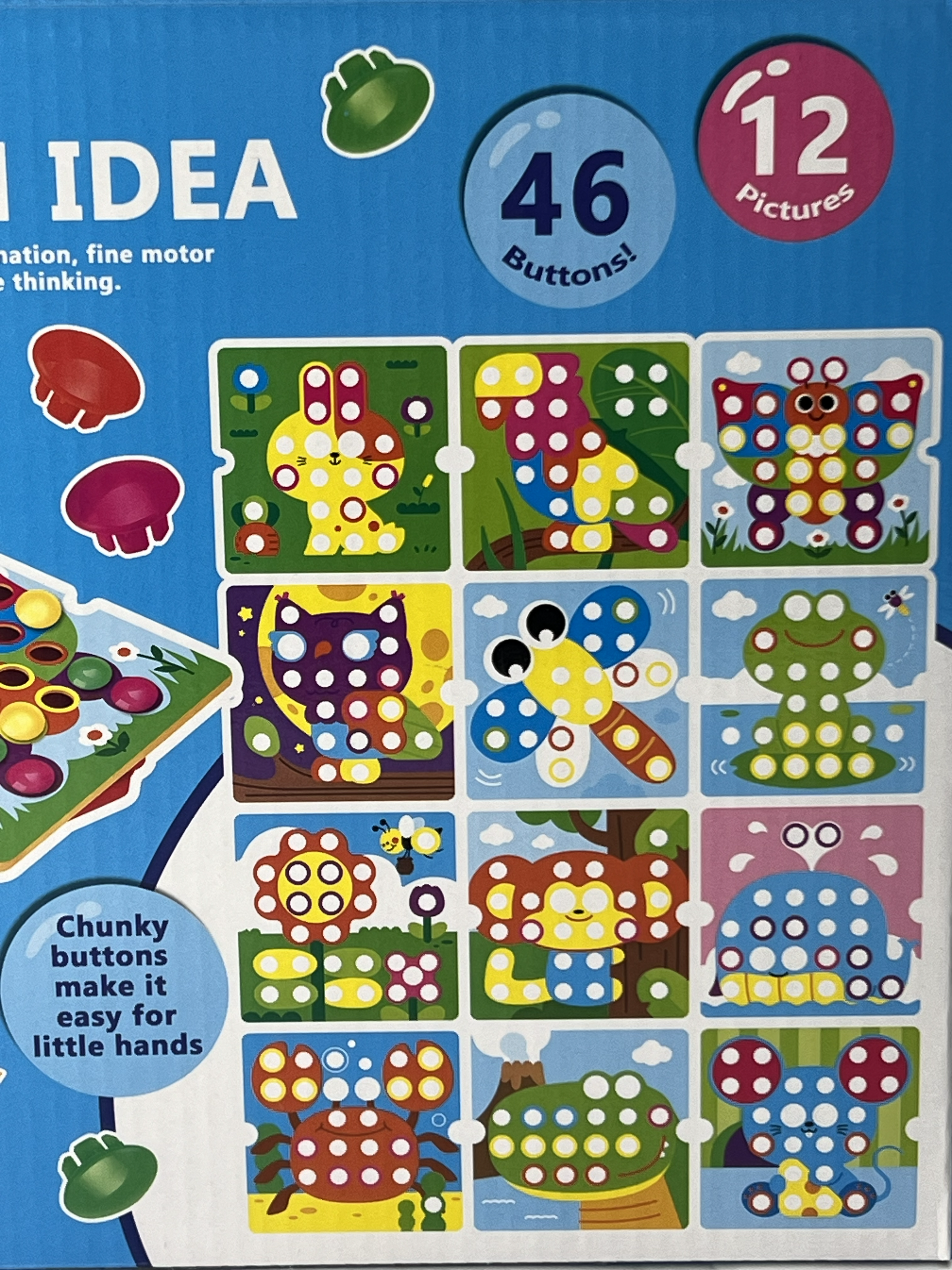 Button Picture Making Game