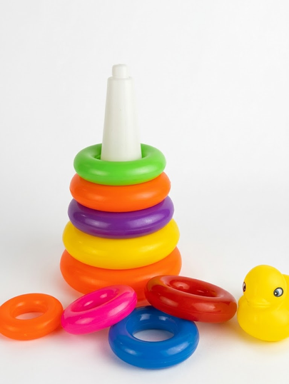 Big Natural Balancing Stacking Game Rings Block
