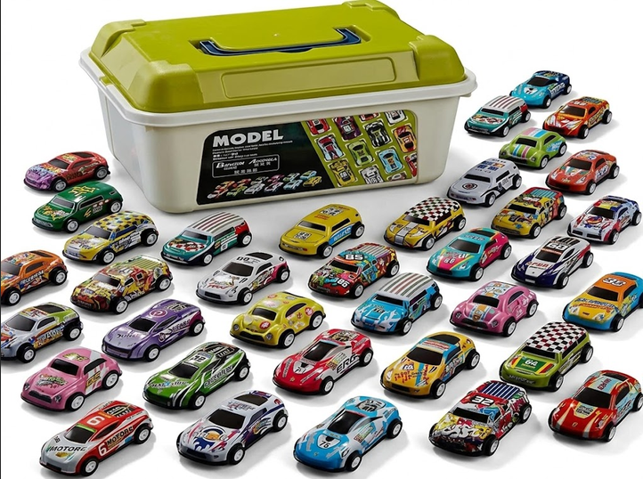 20 PCS Racing Cars Storage Box