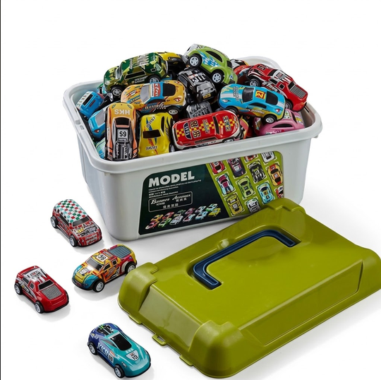 20 PCS Racing Cars Storage Box